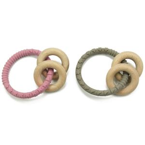 Buy cheap Heart Braceletr Chewable Silicone Wood Teether Teether For Kids from wholesalers