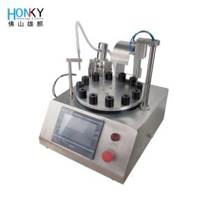 Perfume Sample 1.5ml Vial Filling And Capping Machine With High Precision Piston