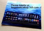 Manufacturer Customized Transparent Pvc Office File Bag With Slider Zip, Zip