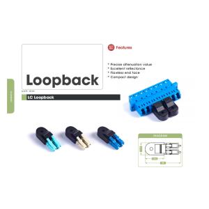Buy cheap LC Loopback Multimode MPO Connector Female MTP Fiber Optic Loopback Patch Cord from wholesalers