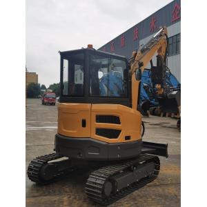 Closed Cab EPA Mini Hydraulic Excavator 4 Tonne Digger Comfortable Operation