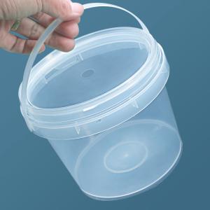 Buy cheap Custom Color 1L Plastic Bucket With Lid For Keeping and Preserving Black Pepper Sauce from wholesalers