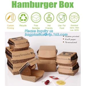 Hamburg Box, Bakery, Choco, Boxes With Window, Cookie Boxes, Muffins, Donuts,