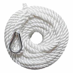 Buy cheap Dock Mooring 3 Strand Nylon Polyester Anchor Marine Rope With Spliced Strength ±10% Lower from wholesalers