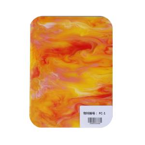 Buy cheap Sawed Drilled 4ft × 8ft Painting Oil Paint Pattern Acrylic Sheet from wholesalers