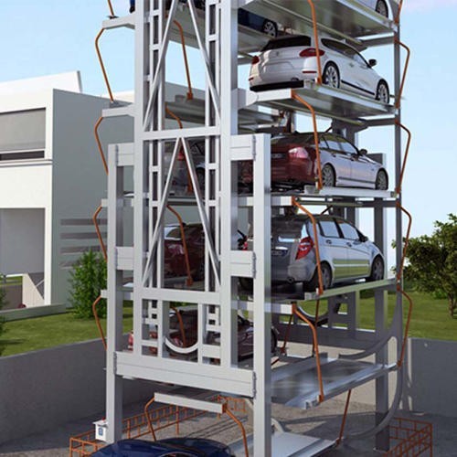 Buy cheap 20 Sedans Vertical Rotary Parking System 6 Levels Auto Stacker Car Lift from wholesalers
