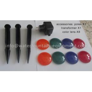 Garden Pond Plastic Waterproof Aquarium Lights With 3 LED Lights 3.6W