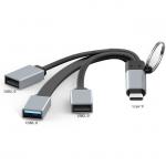 Buy cheap Tinned Copper Type C To USB Hub Adapter PVC Type C To Usb Otg Adapter from wholesalers