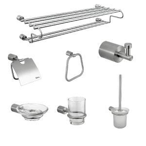 Sano 10 Piece Bathroom Hardware Sets Cylindrical SUS304