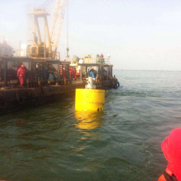 Buy cheap UHMWPE Marine Buoy UV Resistant for 5-50m Water Depth from wholesalers