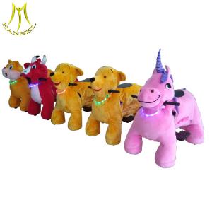 Buy cheap Hansel wholesale electric plush animal scooter with musical and led light from wholesalers