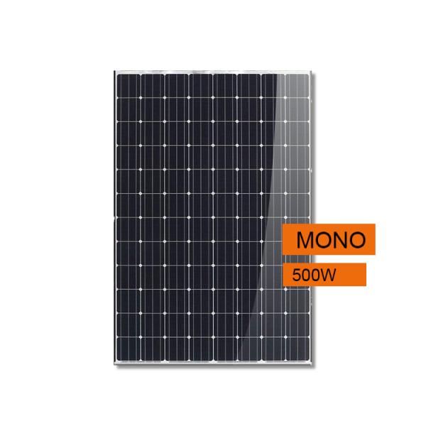 Buy cheap High Efficiency Black Mono celll 500W Solar Panel Digital Glass With CE RoHS Approved from wholesalers