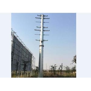 Buy cheap Green Field Tubular Galvanized Steel Pole Anti Rust Long Life Span from wholesalers