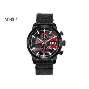 Buy cheap PU Leather Strap Precision Quartz Watch Brown Black Red Optional from wholesalers