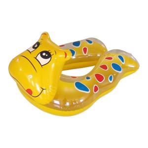 Buy cheap Customized funny carton inflatable swimming ring with vivid animals head from wholesalers