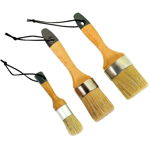 Quality Furniture And DIY Projects Wax Paint Brush With Natural Bristles for sale