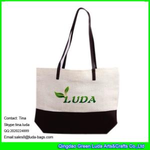 Buy cheap LUDA promotion new coming paper straw bucket bag from wholesalers