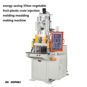 Buy cheap VERTICAL Energy Saving Vegetable Injection Molding 35ton Fruit Plastic Crate Mold Making Machine from wholesalers