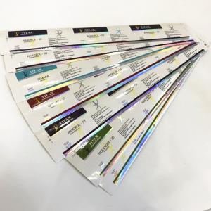 Sticky Pvc Fade Proof Injection 10ml Glass Vial Labels