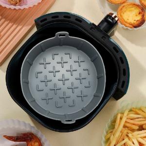 Buy cheap Food Safe Silicone Kitchen Tool Easy Cleaning Air Fryer Pot Liners Reusable product