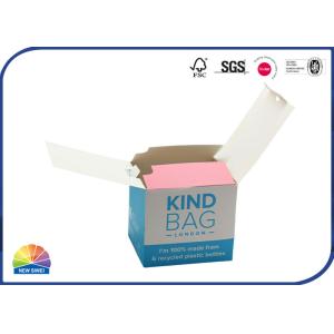 Matte Lamination Recycle Folding Carton Box With Safety Catch Tearable