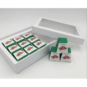 Buy cheap UV Embossing Christmas Packaging Boxes Recyclable With Clear PVC Window from wholesalers
