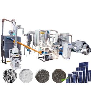 Buy cheap State-of-the-Art Solar PV Panel Recycling Line 7500 kg Weight Raw Material Solar Panel from wholesalers