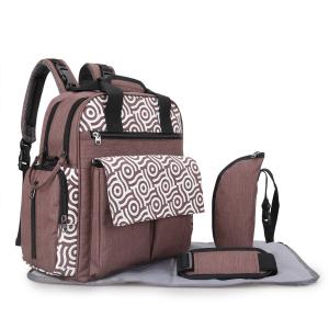 Buy cheap Large Capacity Maternity Mummy Diaper Bag Multi-functional Travel Backpack with Stroller Strap with Changing Station from wholesalers