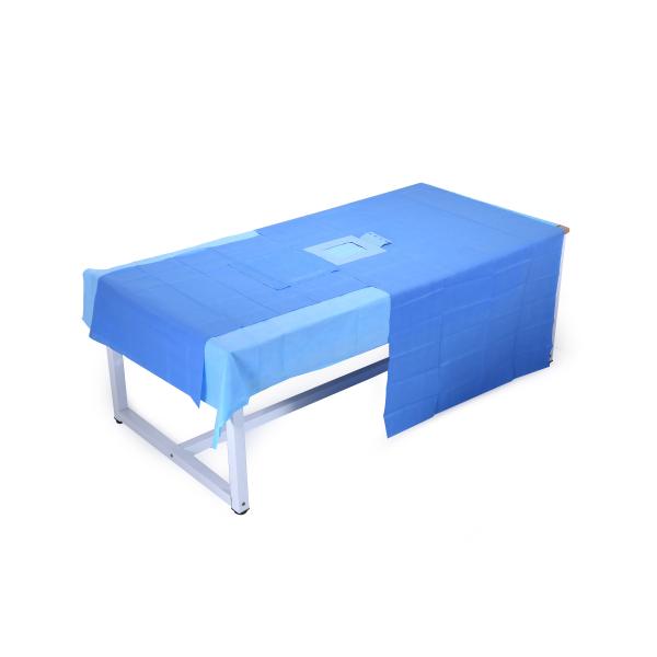 Quality Lithotomy Surgery Sterile Disposable Surgical Drapes , Operating Room Drapes for sale