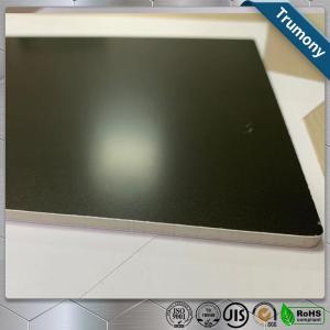 Buy cheap Matt Black High Grade Aluminum Mirror Sheet Composite Panel For Decoration Billboard from wholesalers