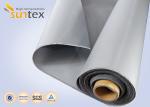 Buy cheap 36 Oz. Silver Grey Silicone Coated Fiberglass Fabric For Fireproof Removable Insulation Blankets from wholesalers