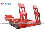 Buy cheap 4 Lines 8 Axles Gooseneck Hydraulic Extendable Low Bed Semi Trailer 150 Tons 160T from wholesalers