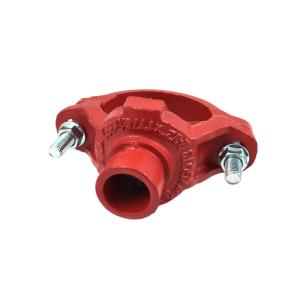 Buy cheap UL Ductile Iron Pipe Fittings Fire Fighting Grooved Mechanical Tee from wholesalers
