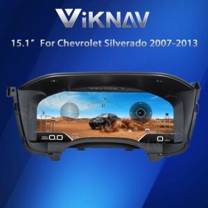 Buy cheap Viknav 15.1 Inch LCD Screen Car Digital Cluster For Chevrolet Silverado GMC Sierra 2007-2013 Linux System Car Digital Speedometer Dashboard Panel Instrument Panel Virtual Cockpit from wholesalers