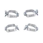 Professional Orthodontic Molar Bands Manual Power Source Preformed With Brackets