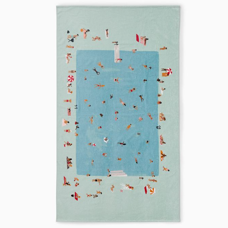 Buy cheap Custom Cotton Towel with Embroidery for Gifts | Luxury Quick-Dry Towel for Beach, Pool & Vacation with Custom Initials from wholesalers