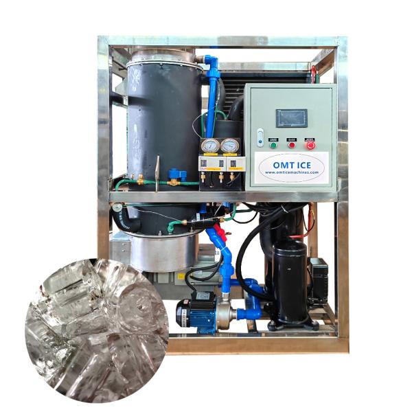 Buy cheap Upgrade Your Ice Production with Air Cooling 0.5 Ton Commercial Crystal Solid Tube Ice Machine from wholesalers