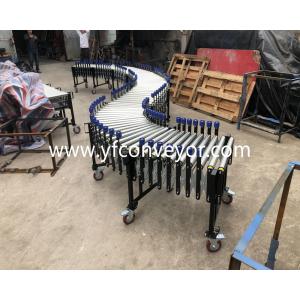 Buy cheap Flexible Powered Roller Conveyor with side guardrail from wholesalers