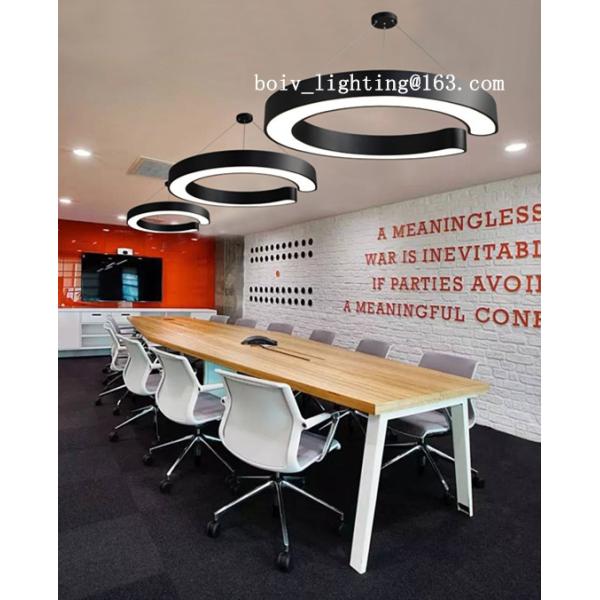 Buy cheap Single C Pendant Lightings And Handelier Black Color Iron from wholesalers