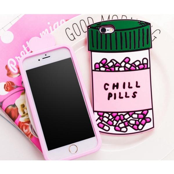 Chill pills love options silicone Case For iPhone 4 5s 6 plus 7 SAMSUNG s5 s4 S6