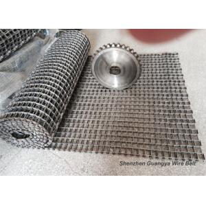 Buy cheap Custom Design Flat Flex Belt , Stainless Steel Flat Wire Conveyor Belt Sprocket product