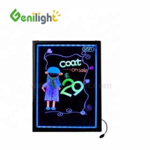 Acrylic Surface Board LED Message Board for Students Portable and Erasable Note