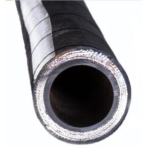 22mm Wire Reinforced Hydraulic Rubber Hose Spiraled Extensible Industrial Rubber