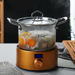 Buy cheap Kitchenware 5L Borosilicate Transparent Glass Soup Pot from wholesalers