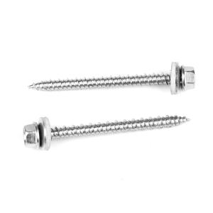 Buy cheap Plain Finish Hex Head Taiwan Chipboard Screw SUS304 Stainless Steel ISO Standard from wholesalers