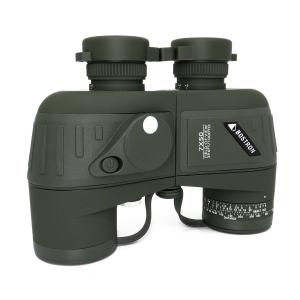 Army Green 7X50 Binoculars Telescope With Rangefinder BaK4 Waterproof