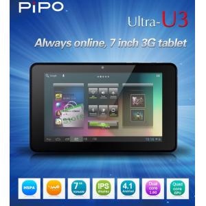 Buy cheap 7" pipo ultra U3 2G/3G Phone calling IPS tablet pc dual core 1.6gh 1GB ram 16GB rom from wholesalers