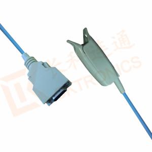 DOLPHIN Spo2 Probe Sensor 14 Pin Reusable SpO2 Sensor Adult Finger Clip