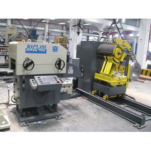 Stable Metal Sheet Straightening Machine / High Precision Nc Servo Feeder