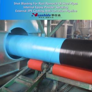 Blasting Deruster For Steel Pipe And Coated Pipe And Internal Fbe Coating Line